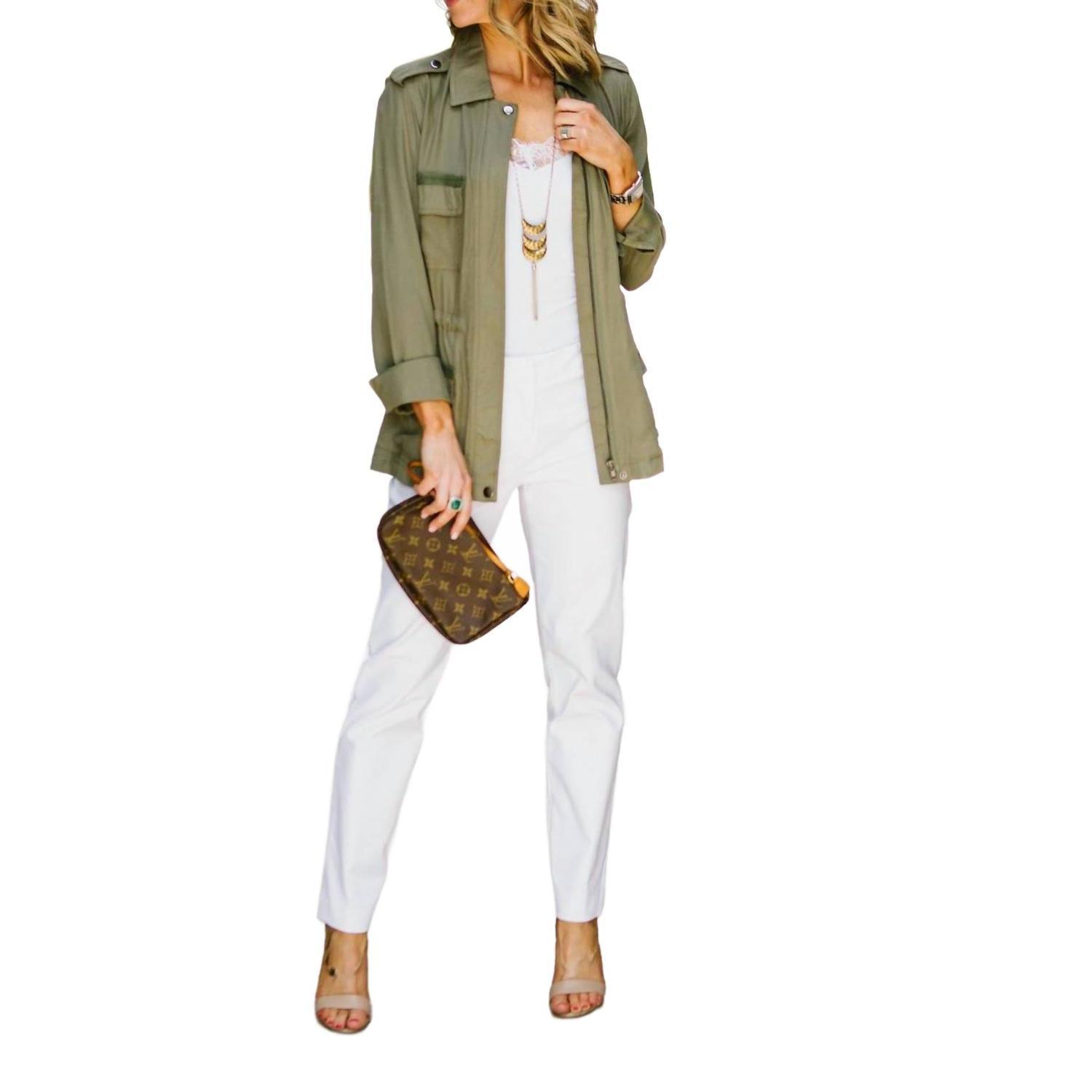 New Nic + Zoe The Perfect Pant Trouser In White